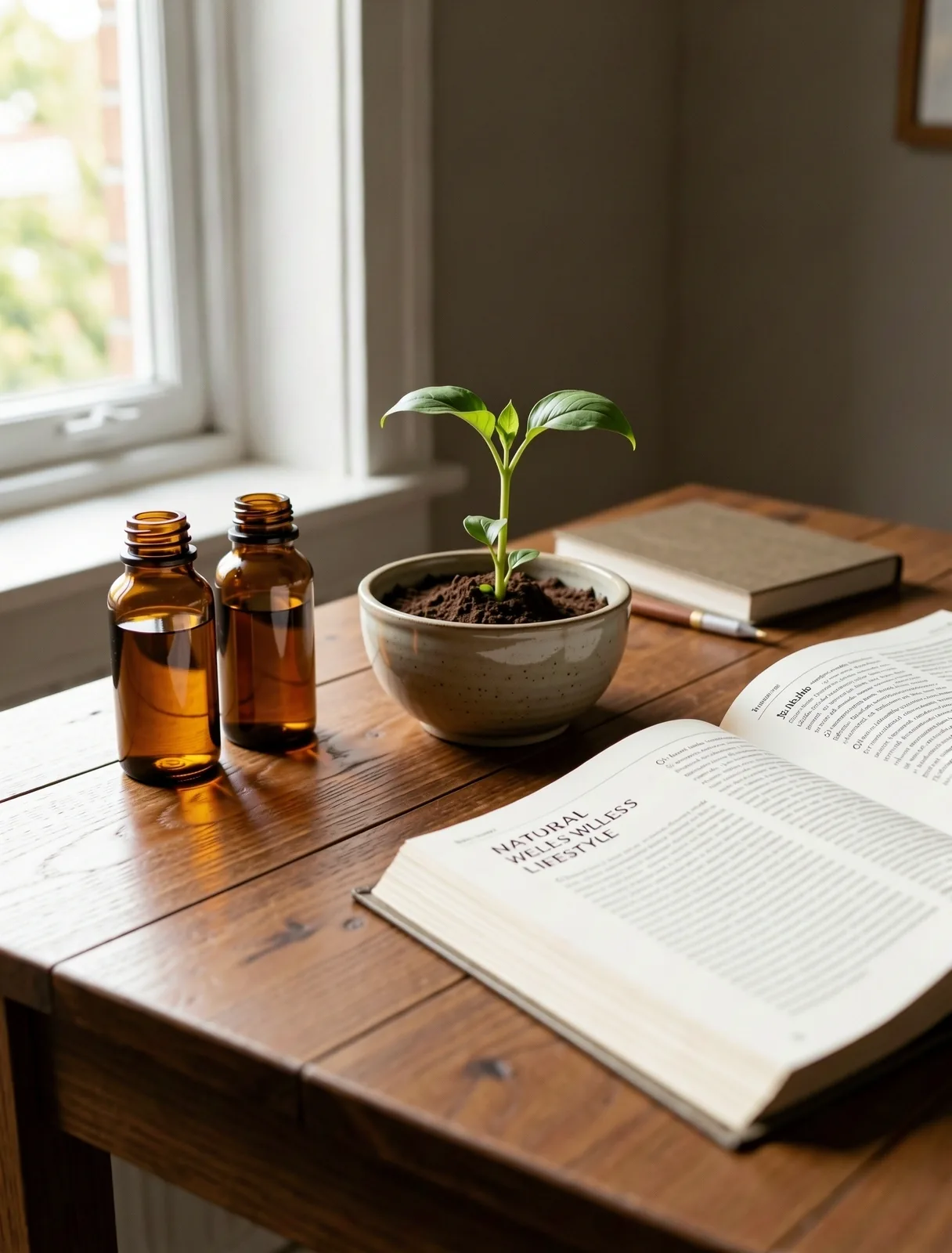 Botanical essence representing pure ingredients