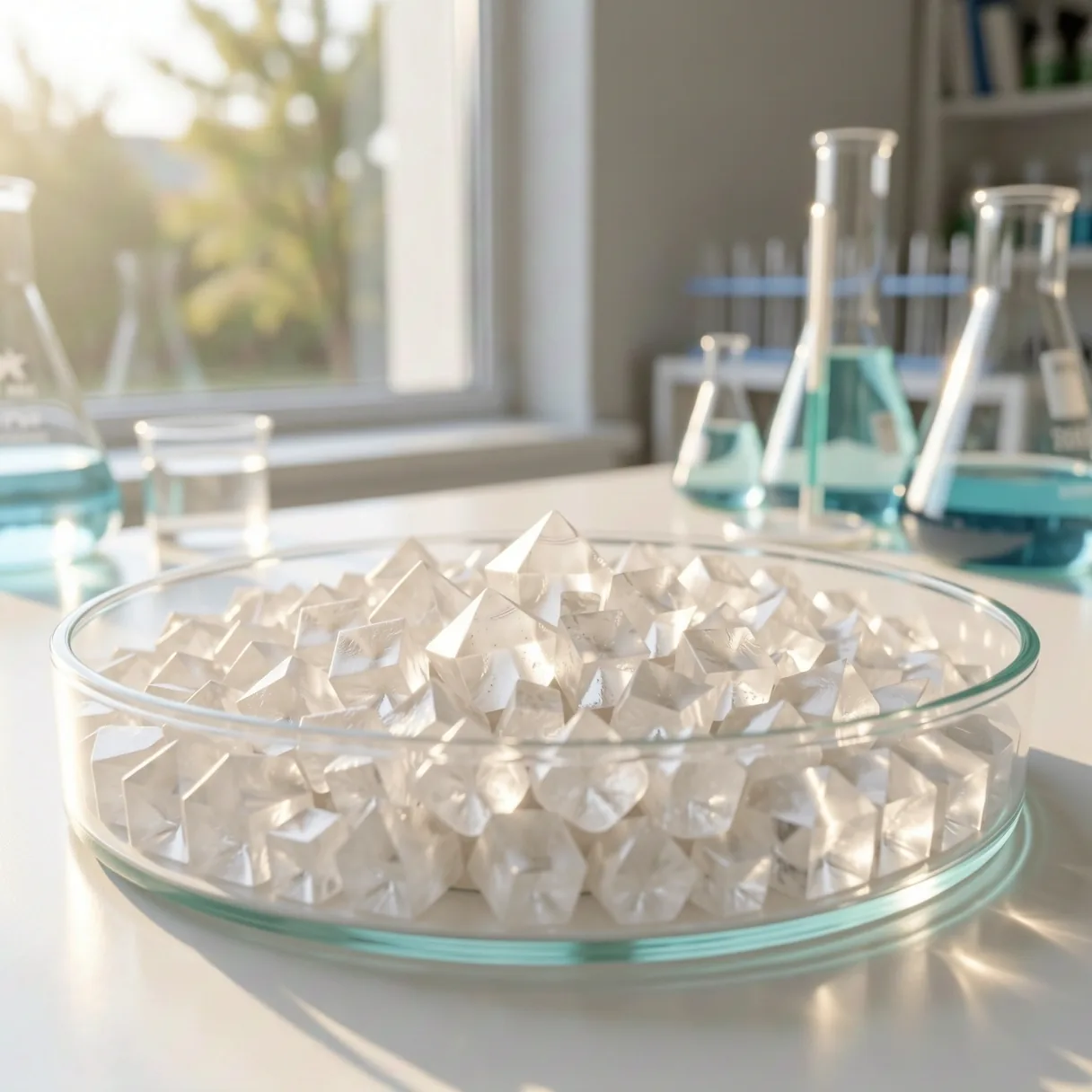 Crystalline structures signifying purity